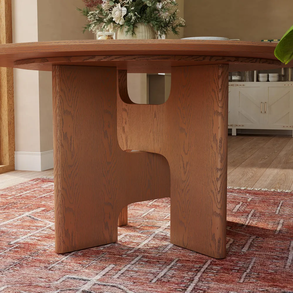 Mid-Century Modern Wooden Dining Table Mid-Century Modern Wooden Dining Table