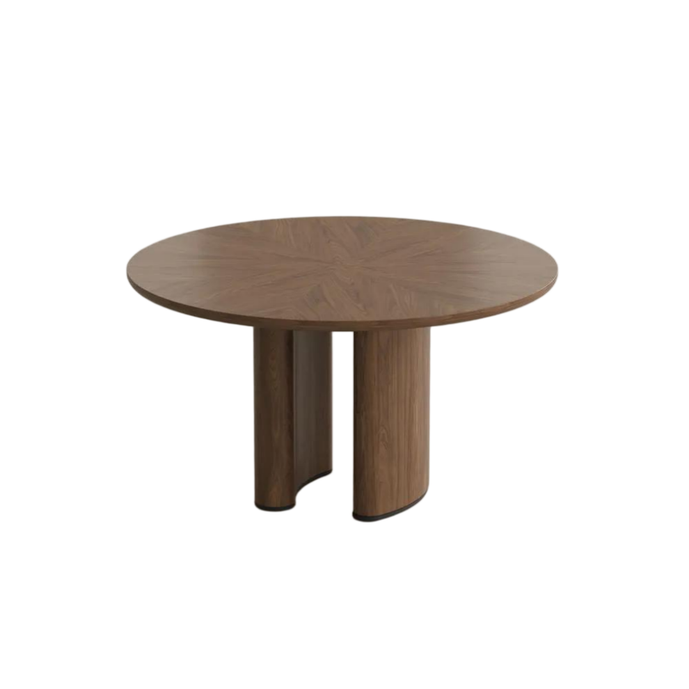 Modern Organic Round Wood Dining Table Modern Organic Round Wood Dining Table