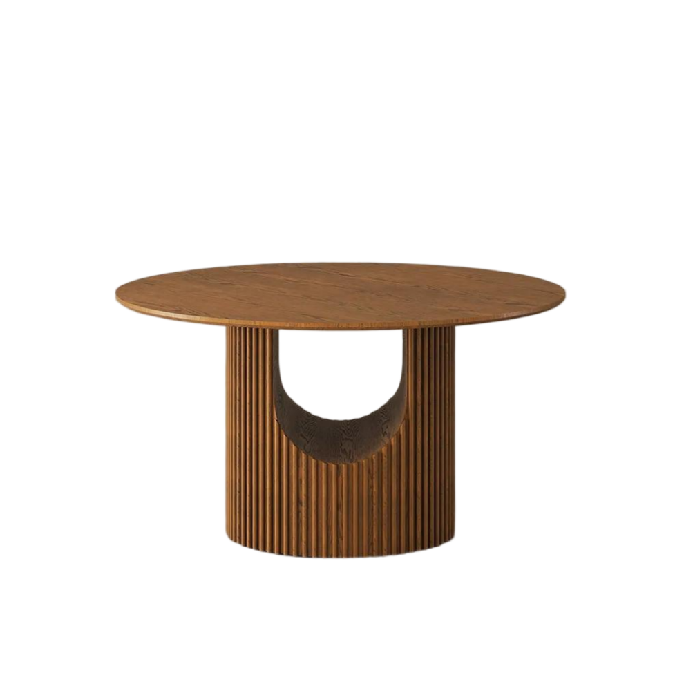 Round Wood Dining Table