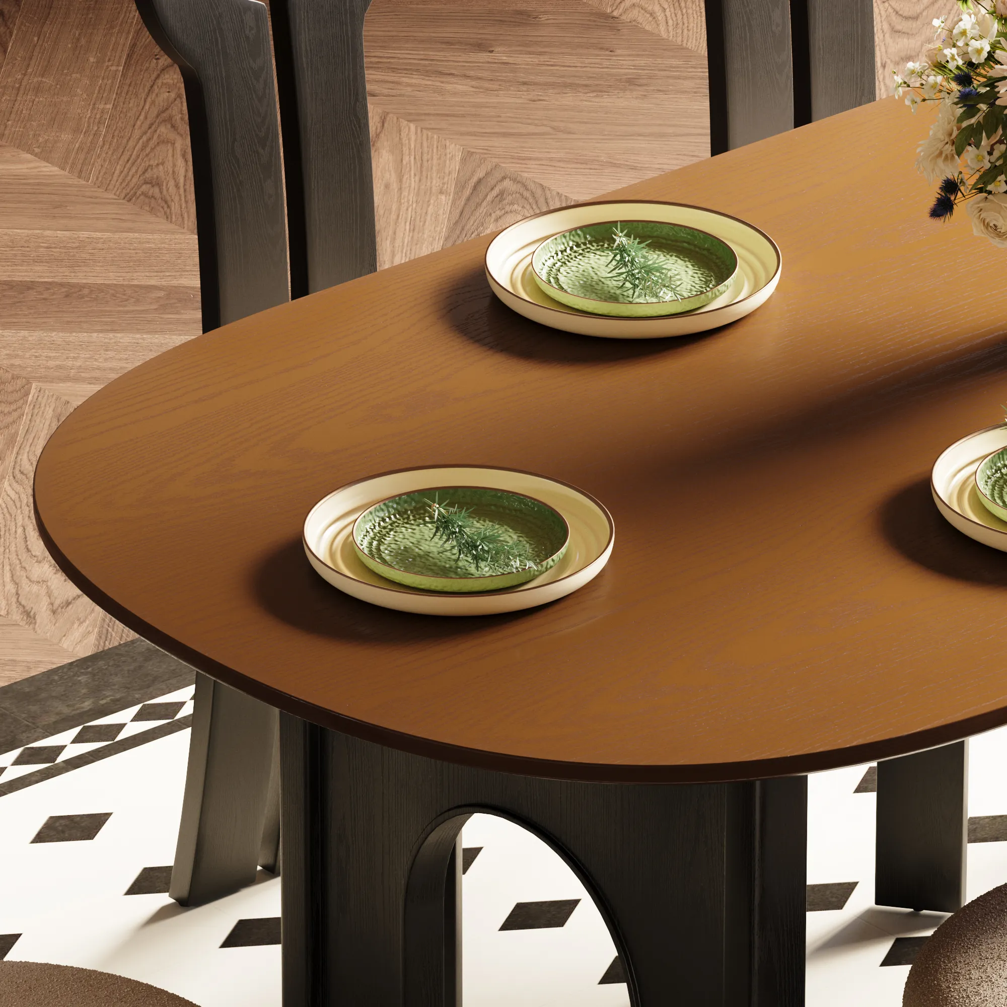 Mid Century Modern Wood Dining Table Mid Century Modern Wood Dining Table