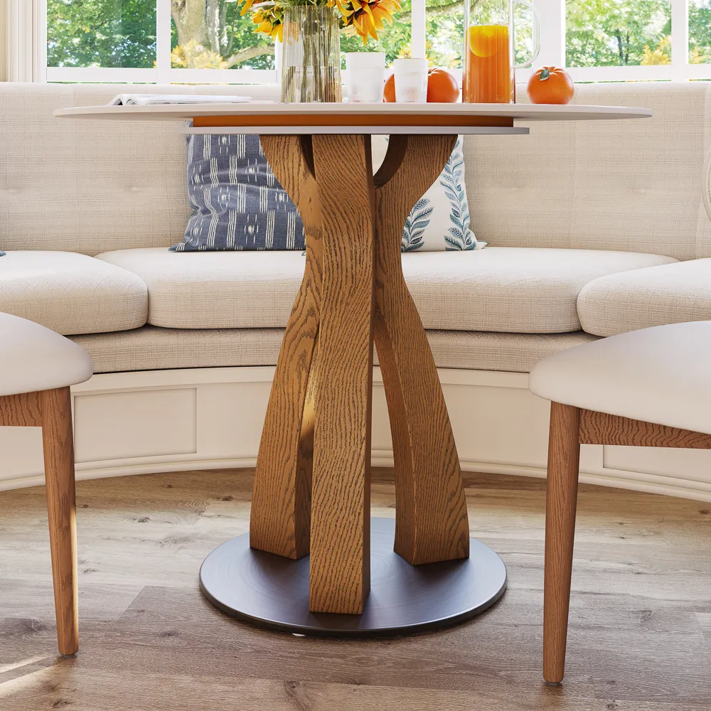 Modern Vintage Round Bistro Table Modern Vintage Round Bistro Table