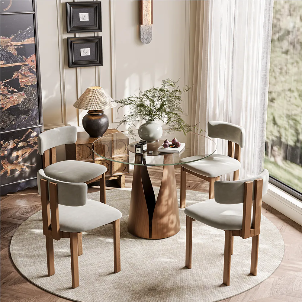 Tempered Glass Bistro Table