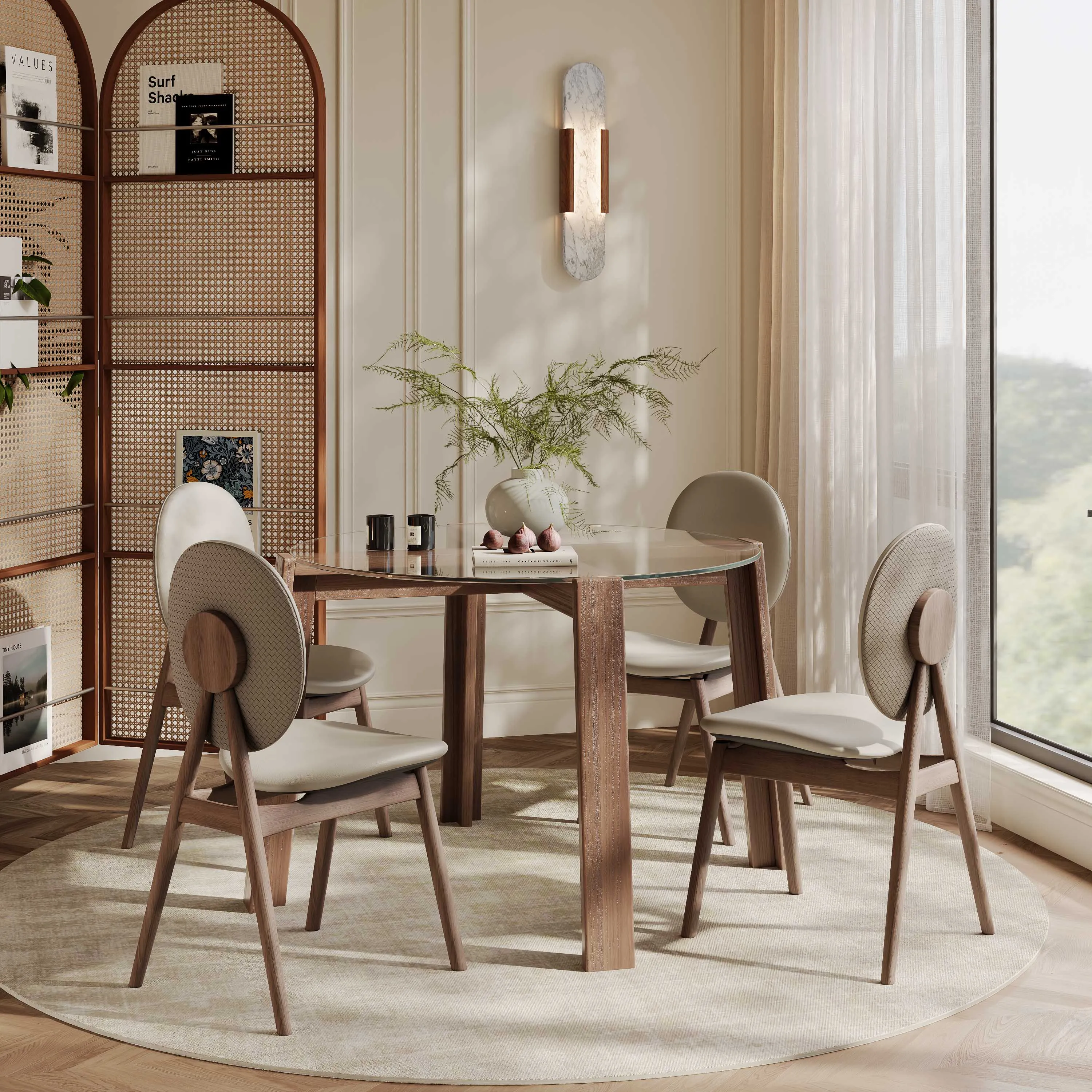 Round Glass Dining Table Round Glass Dining Table