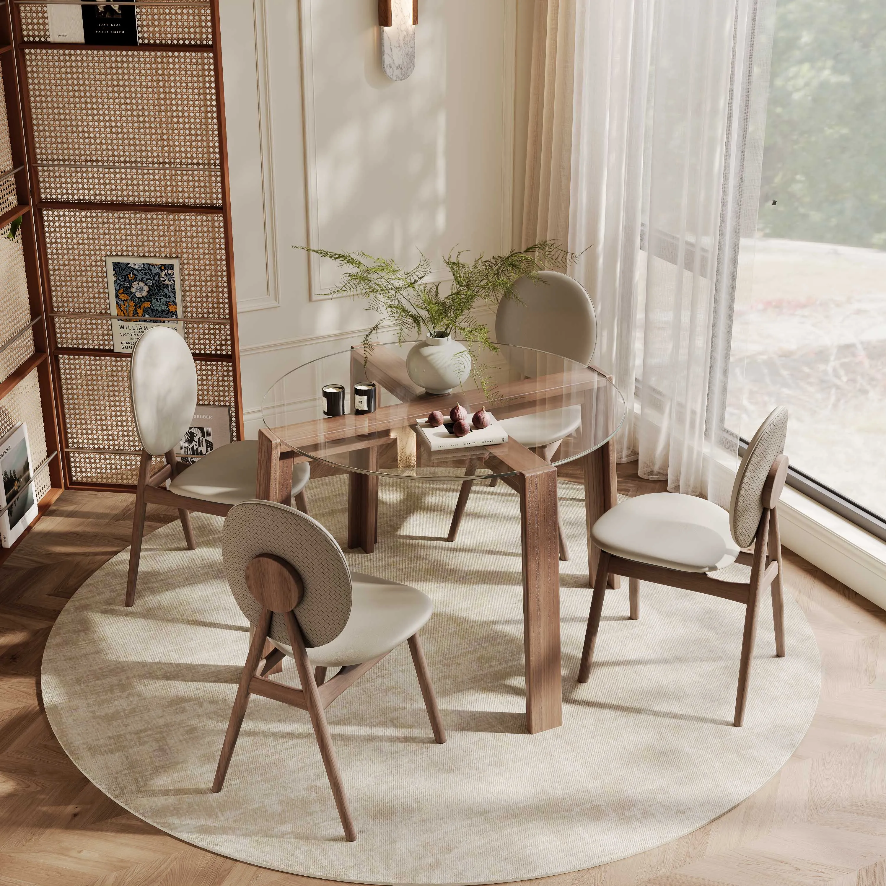 Round Glass Dining Table Round Glass Dining Table