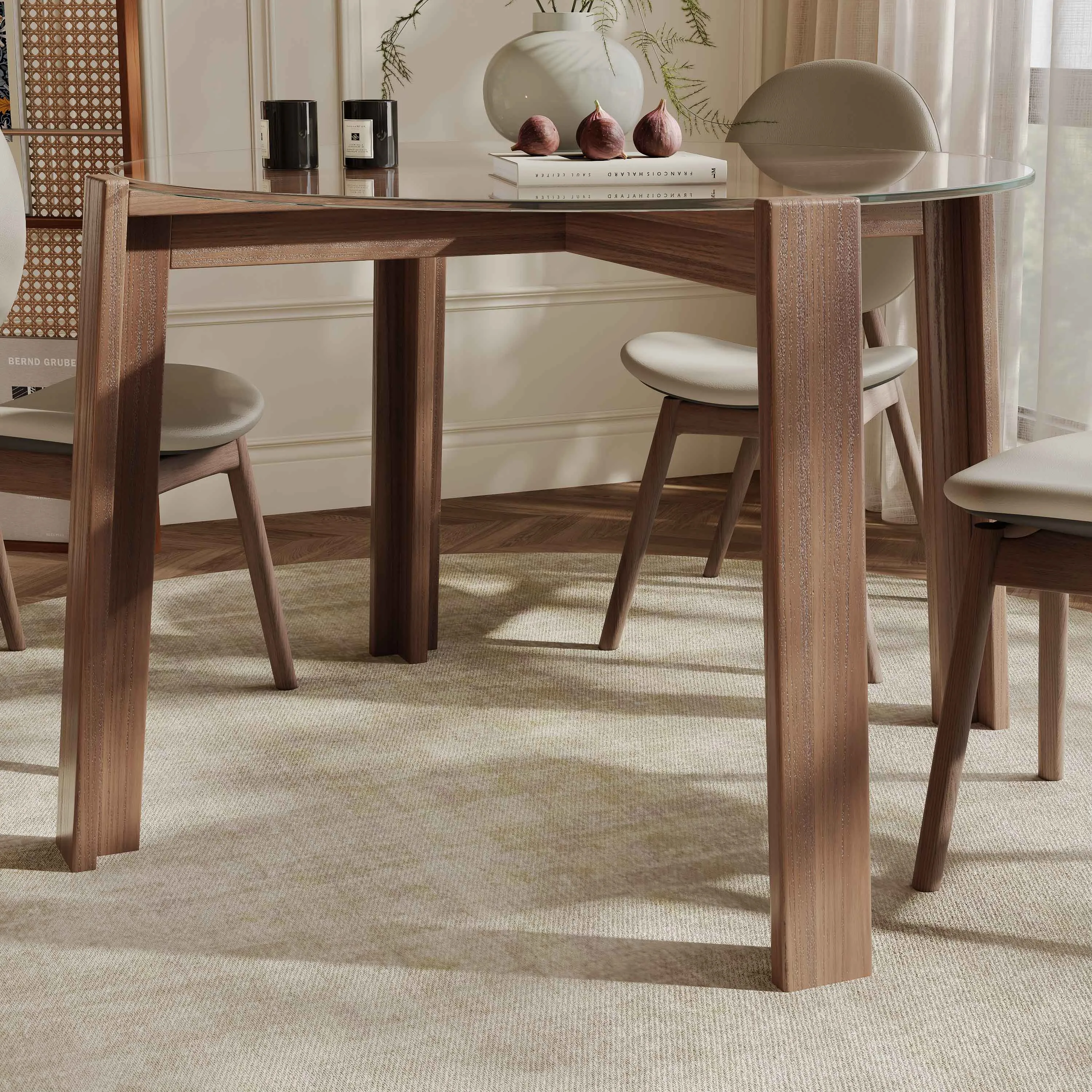 Round Glass Dining Table Round Glass Dining Table