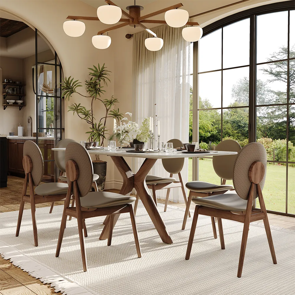 Rectangular Faux Marble Dining Table Rectangular Faux Marble Dining Table