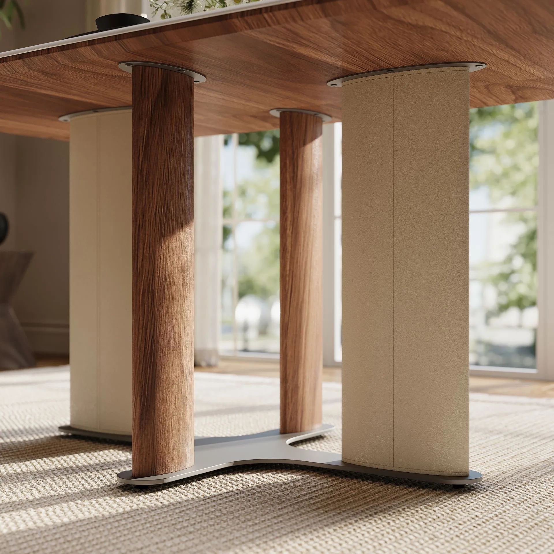 White Engineered Stone Dining Table White Engineered Stone Dining Table
