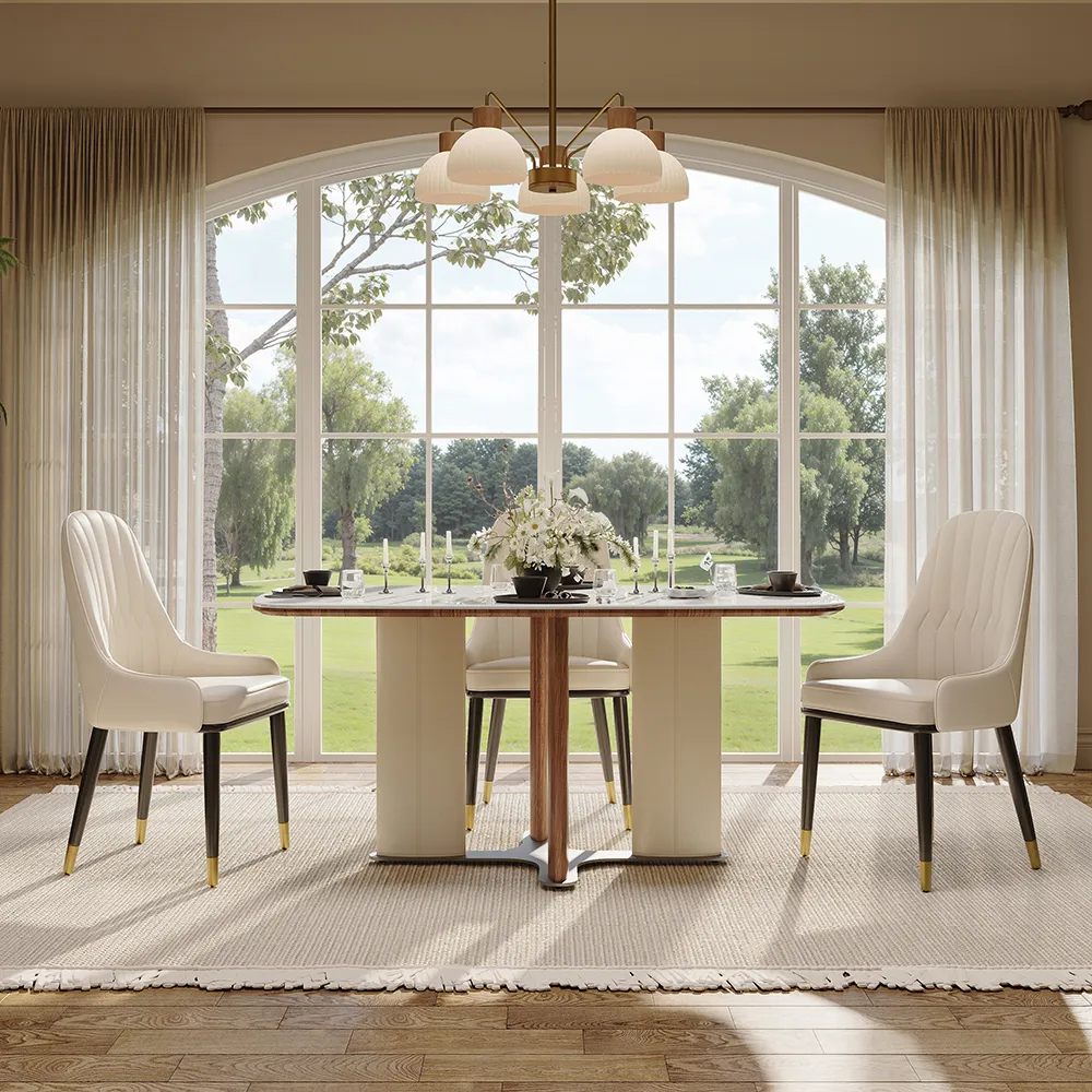 White Engineered Stone Dining Table White Engineered Stone Dining Table