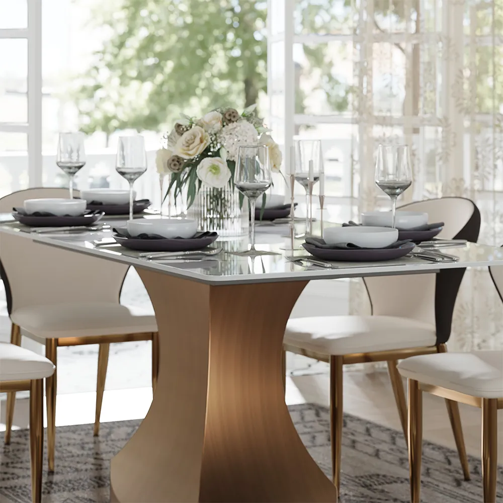 Modern Pedestal Dining Table Modern Pedestal Dining Table