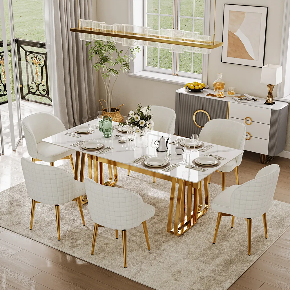 Modern Luxury Trestle Dining Table