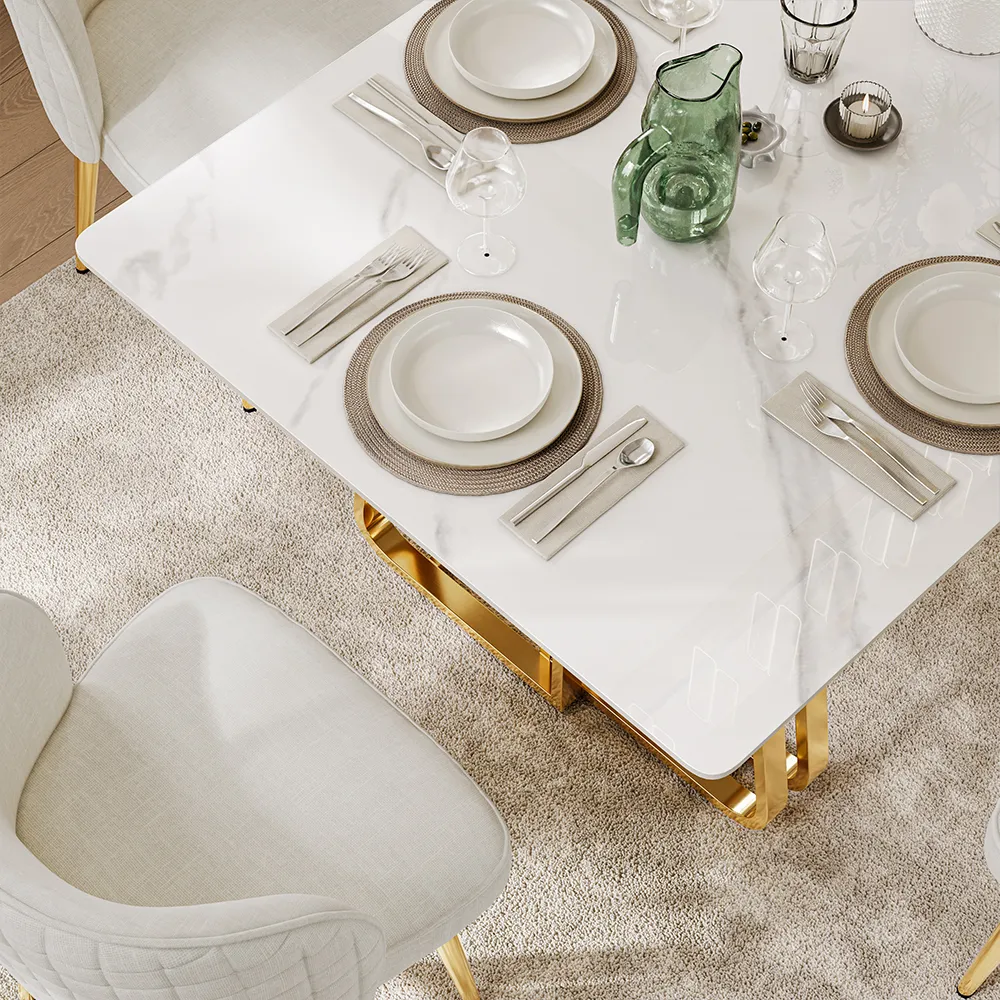 Modern Luxury Trestle Dining Table