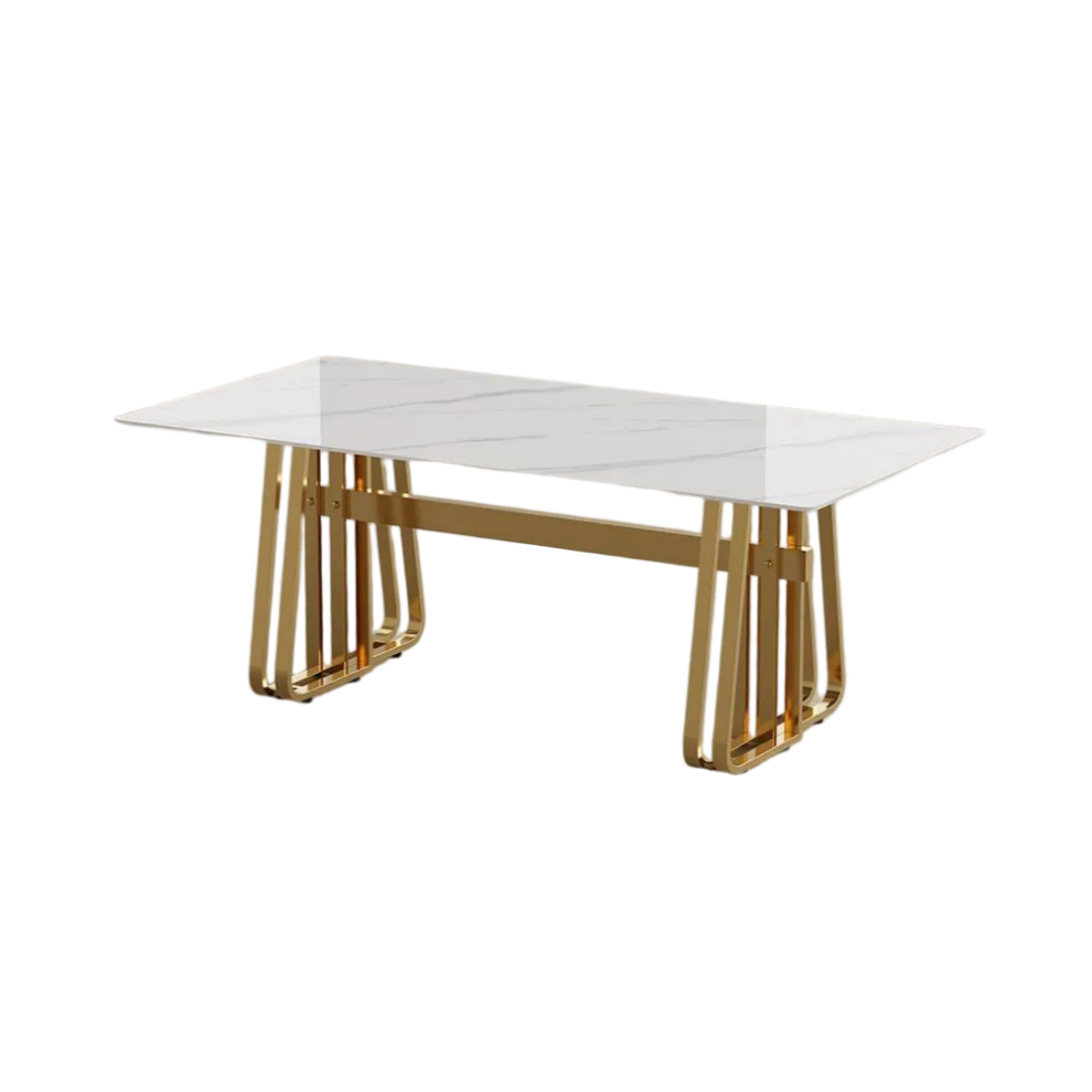Modern Luxury Trestle Dining Table
