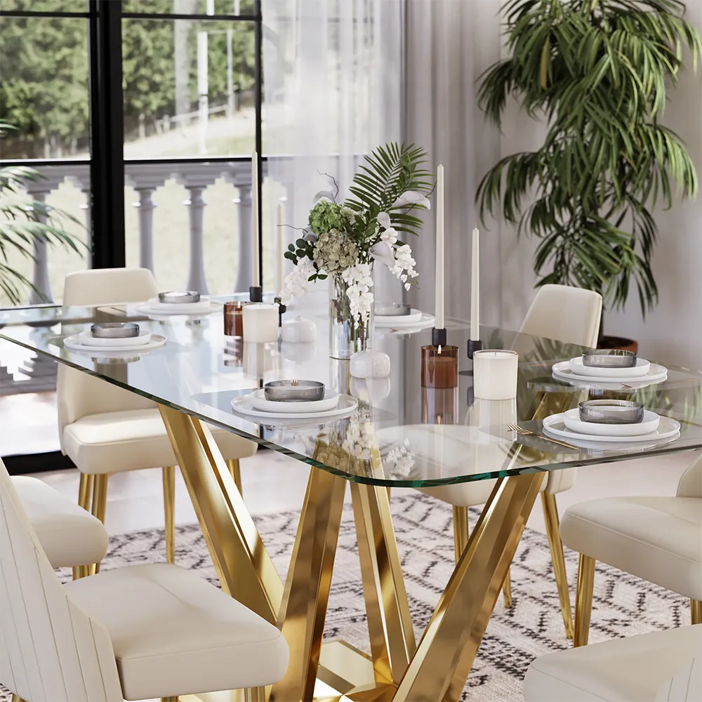 Rectangular Glass Dining Table Rectangular Glass Dining Table