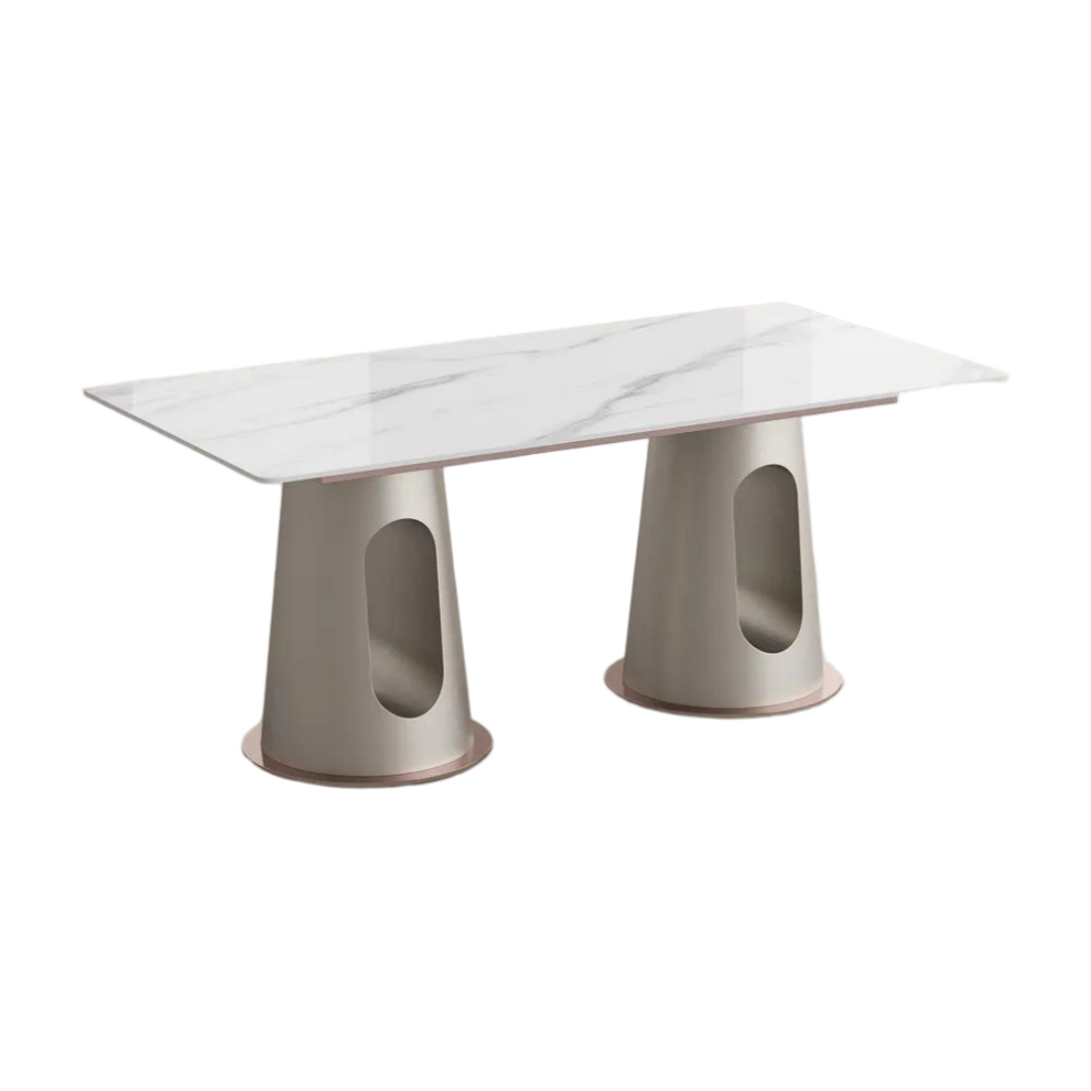 Modern dining table Sintered Stone Dining Table rectangular dining table