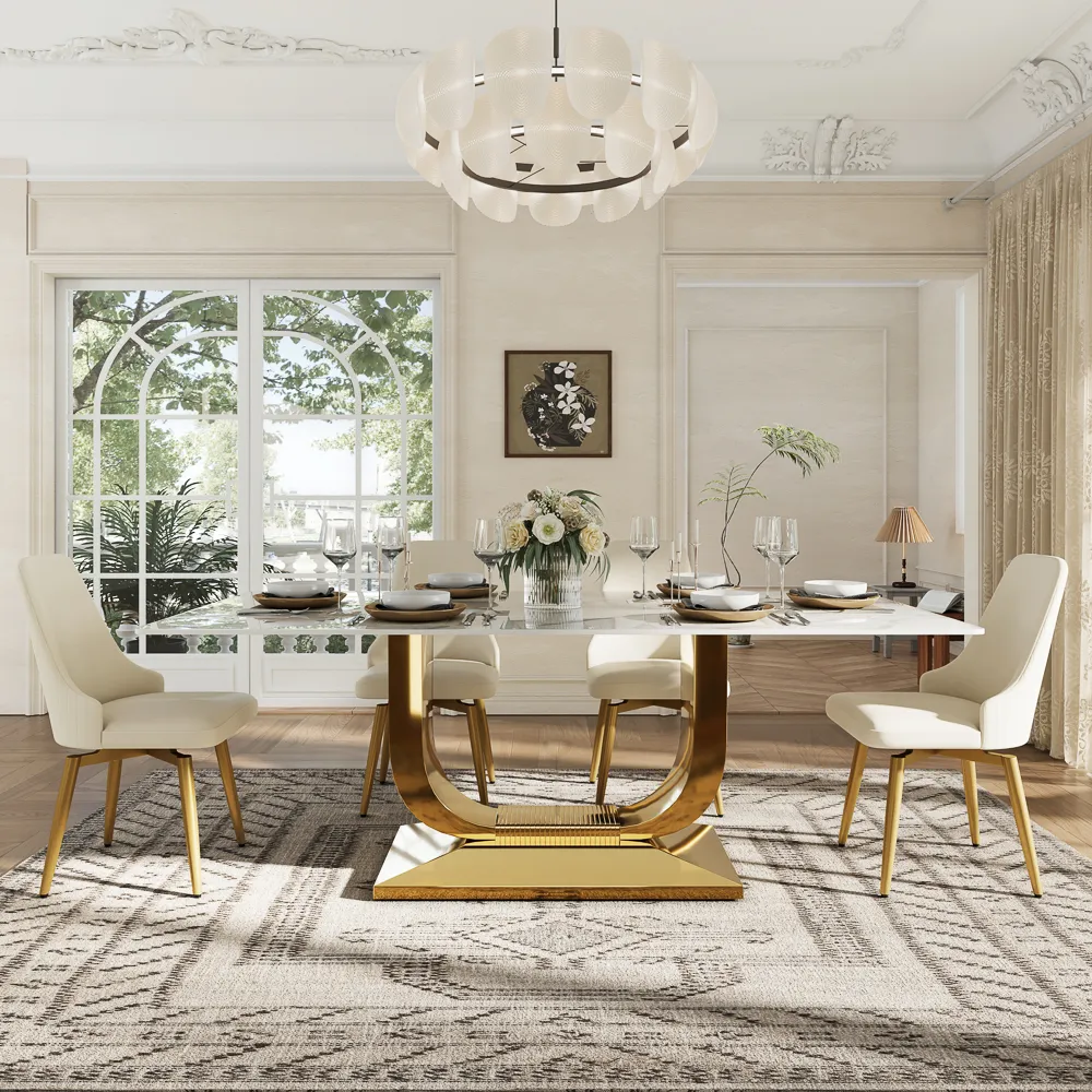 Modern U-Shape Dining Table Modern U-Shape Dining Table