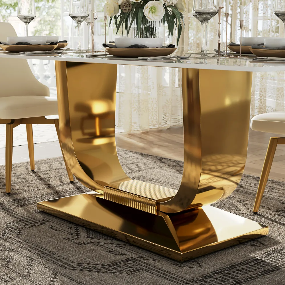 Modern U-Shape Dining Table Modern U-Shape Dining Table