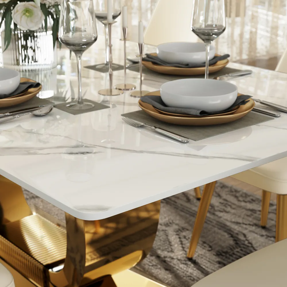 Modern U-Shape Dining Table Modern U-Shape Dining Table
