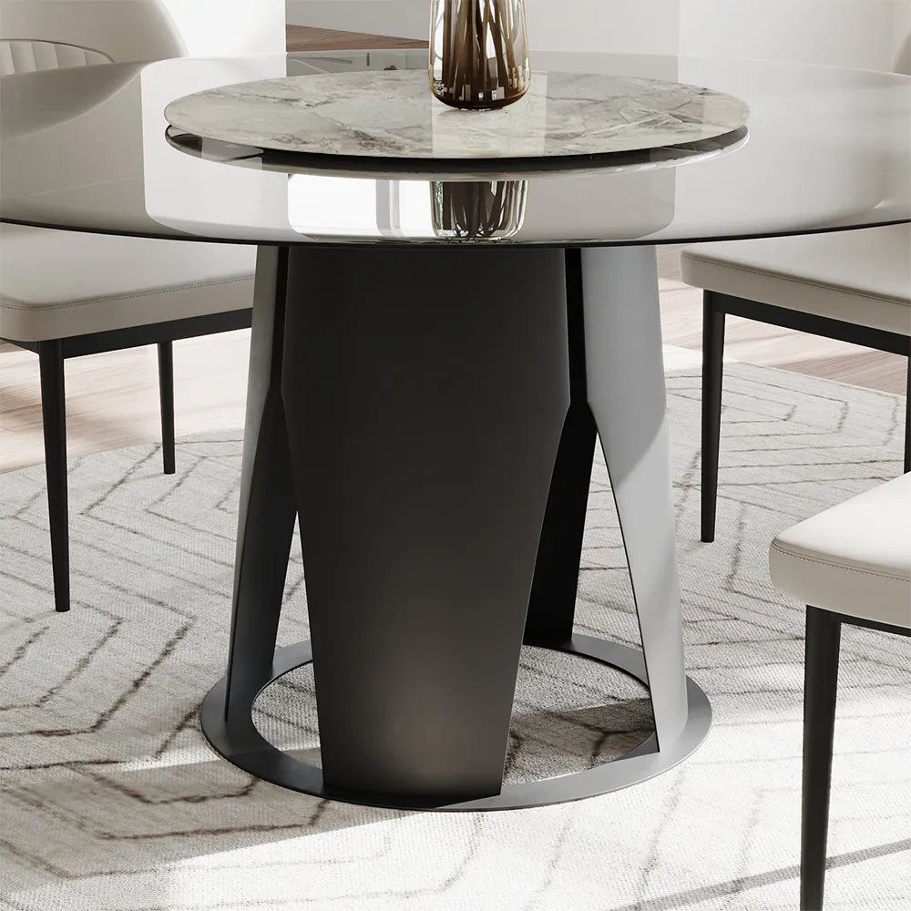Modern Glass Round Pedestal Dining Table Modern Glass Round Pedestal Dining Table