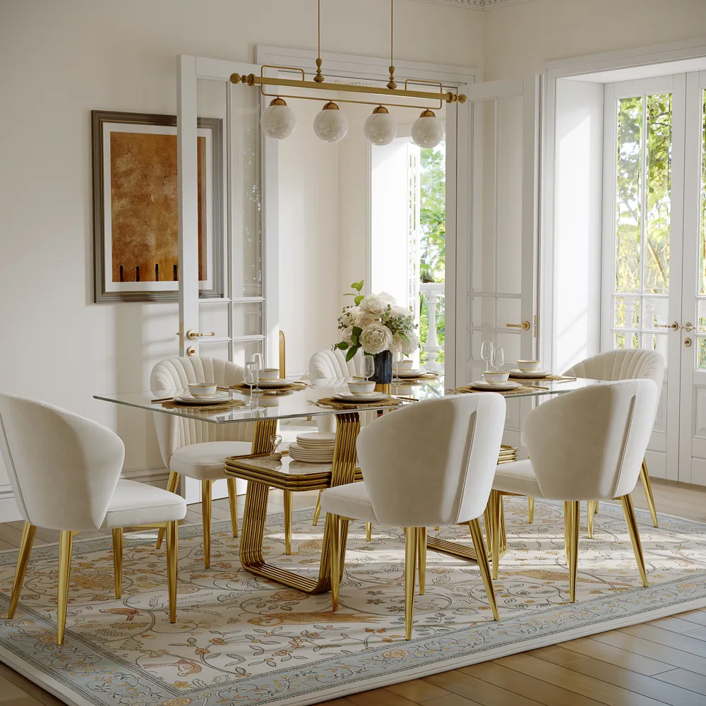 Modern Rectangular Glass Dining Table Modern Rectangular Glass Dining Table