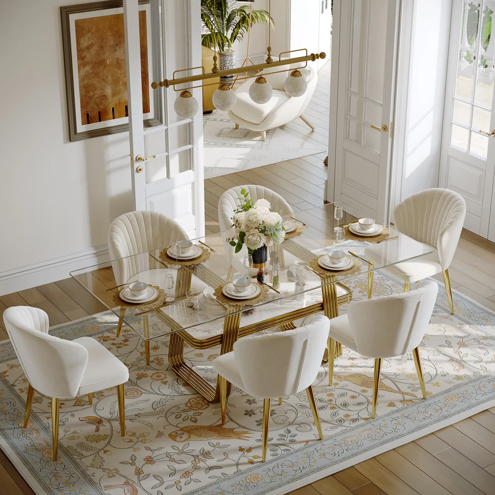 Modern Rectangular Glass Dining Table Modern Rectangular Glass Dining Table