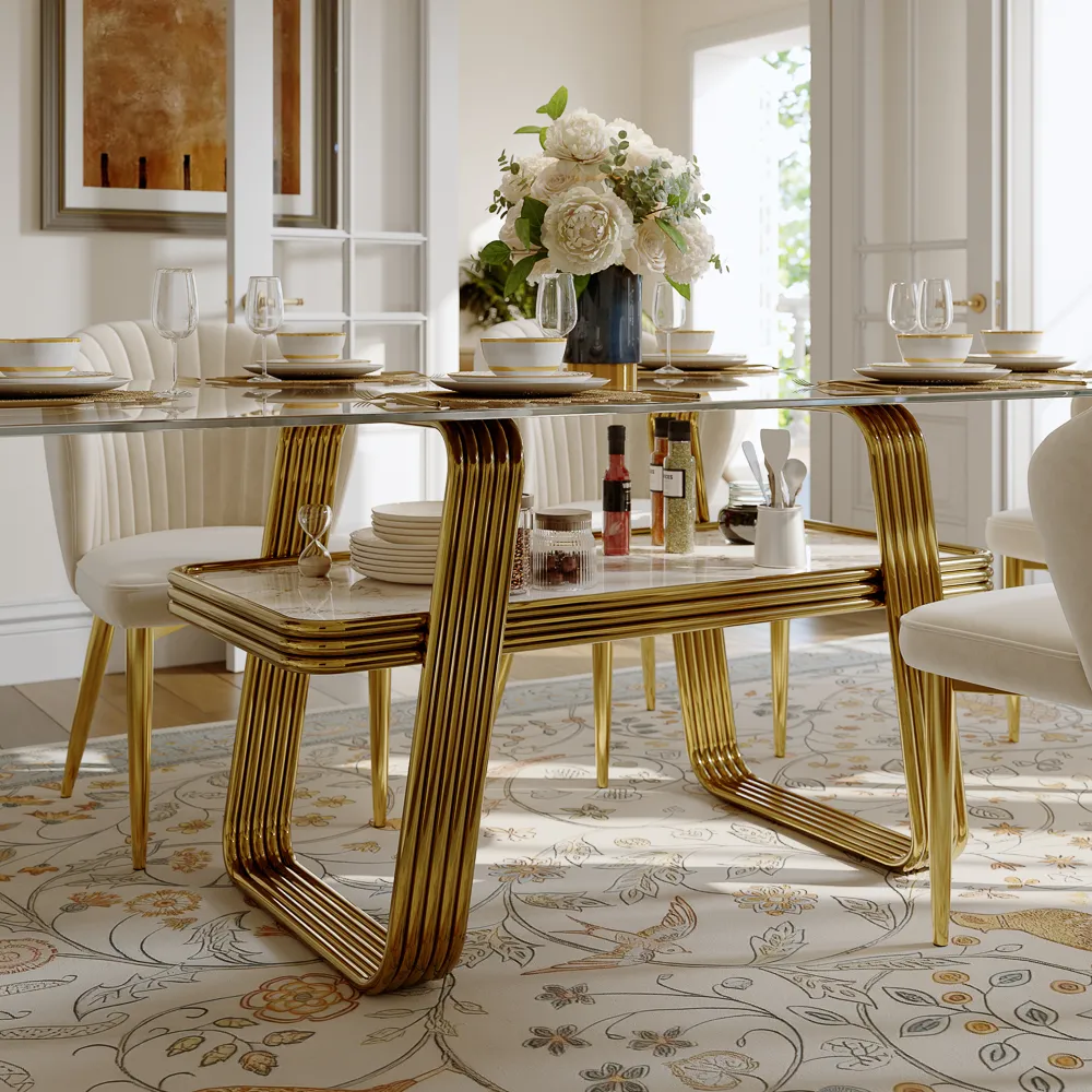 Modern Rectangular Glass Dining Table Modern Rectangular Glass Dining Table
