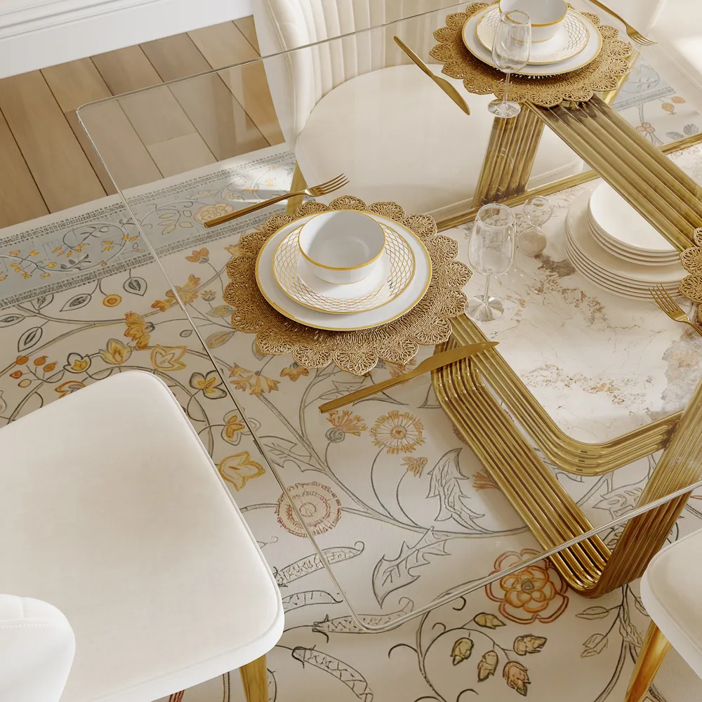 Modern Rectangular Glass Dining Table Modern Rectangular Glass Dining Table