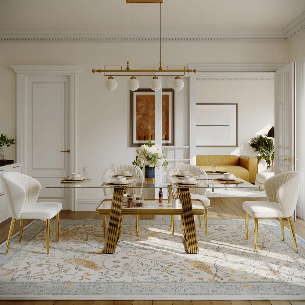 Modern Rectangular Glass Dining Table Modern Rectangular Glass Dining Table