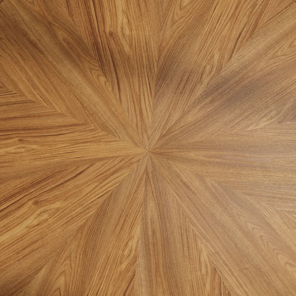 Fluted Round End Table