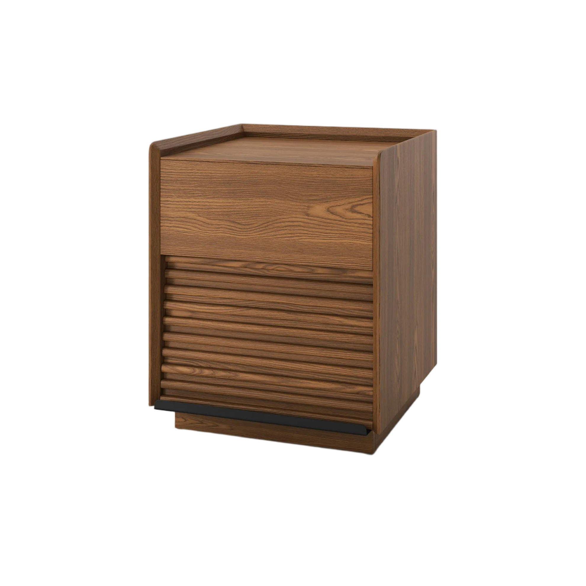 Mid-Century Modern Square Side Table with Light Mid-Century Modern Square Side Table with Light