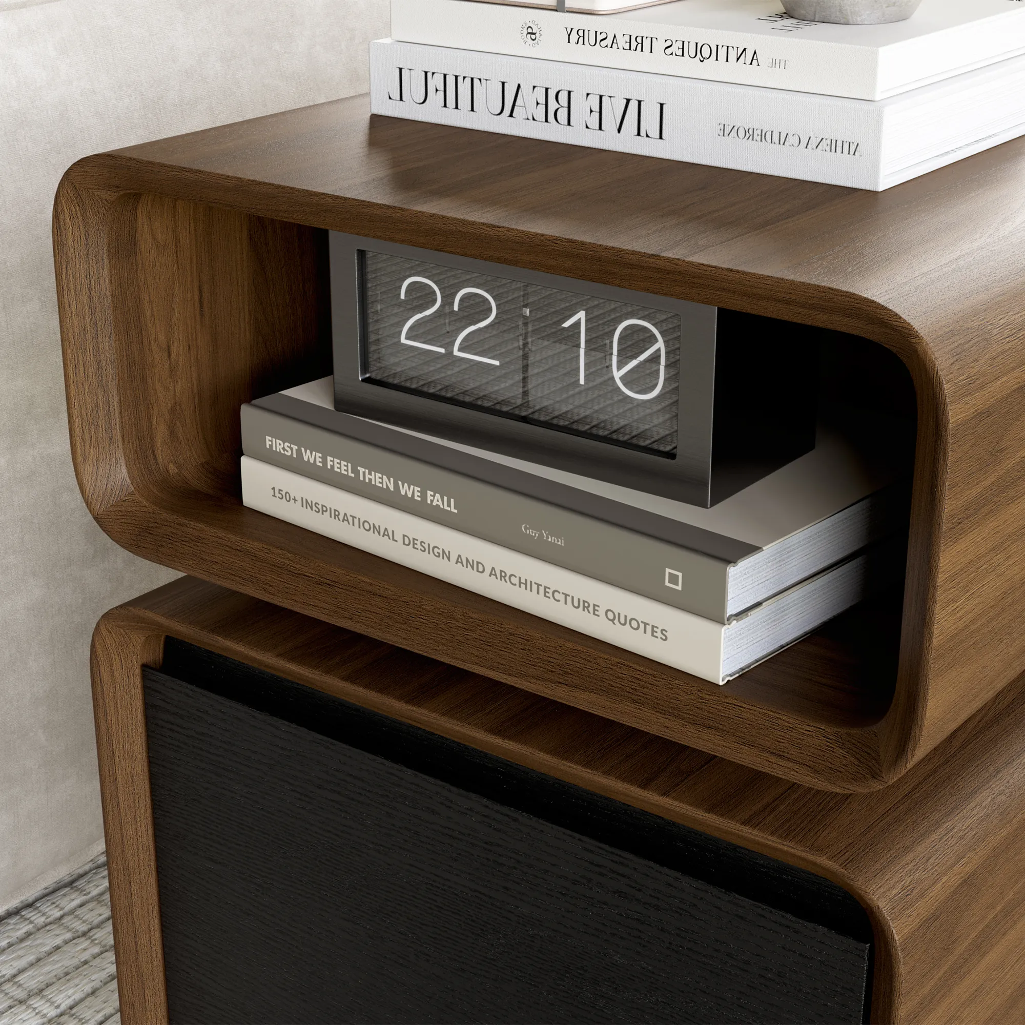 Modern Minimalist Side Table with Drawer Modern Minimalist Side Table with Drawer