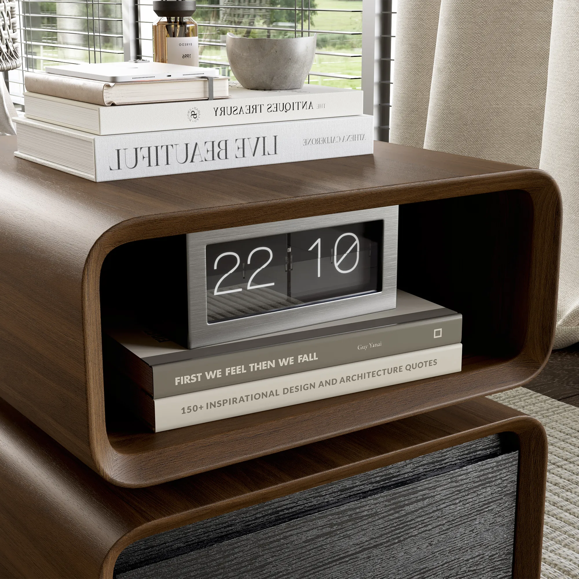 Modern Minimalist Side Table with Drawer Modern Minimalist Side Table with Drawer