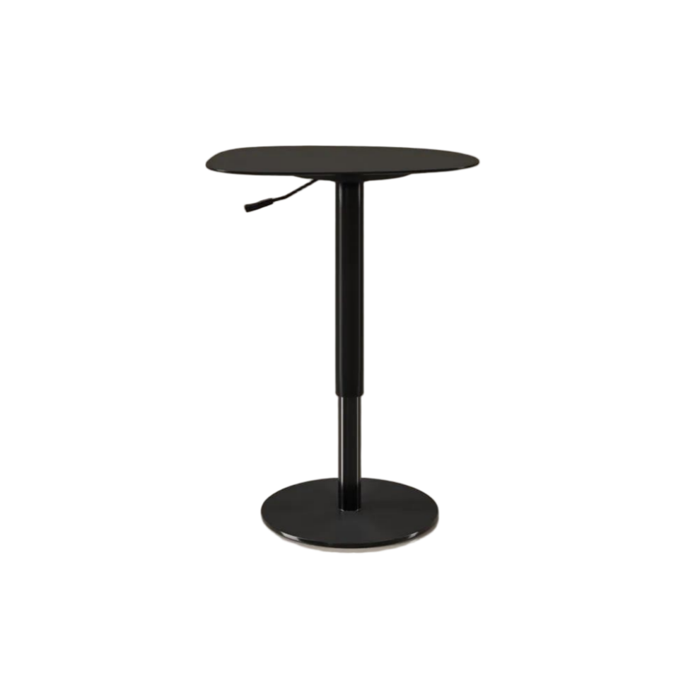 Adjustable Height Modern Side Table with Matte Rock Top Adjustable Height Modern Side Table with Matte Rock Top