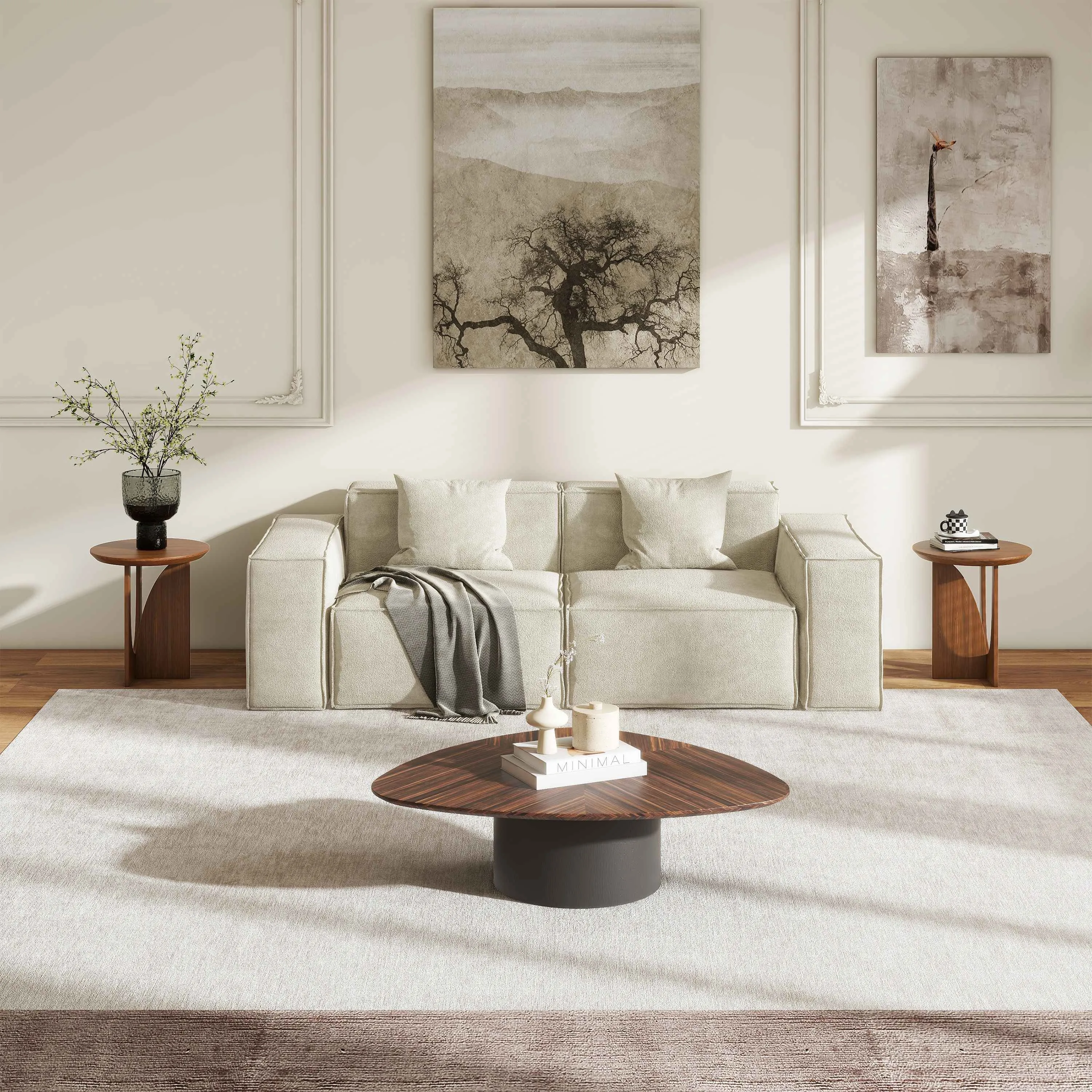 Mid-century Modern Round Side Table Mid-century Modern Round Side Table