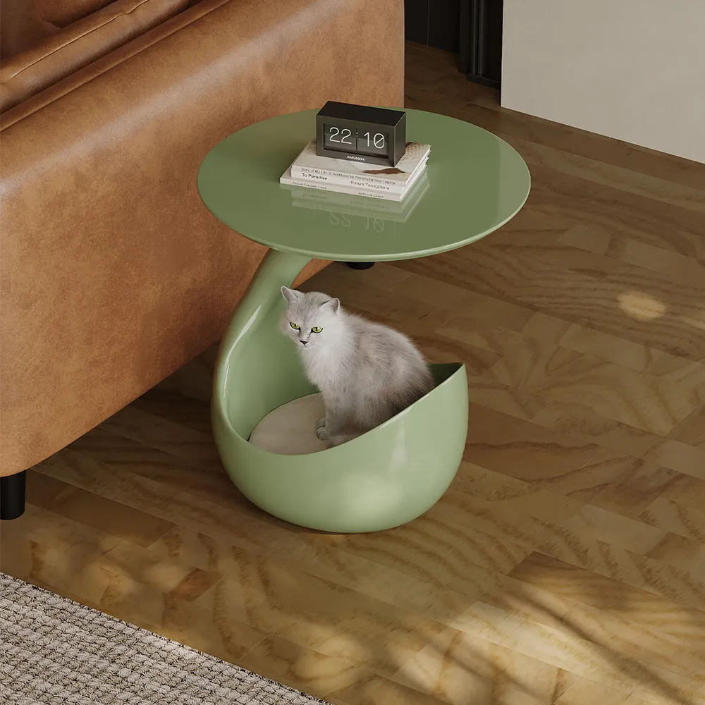Retro Sage Green Side Table Retro Sage Green Side Table
