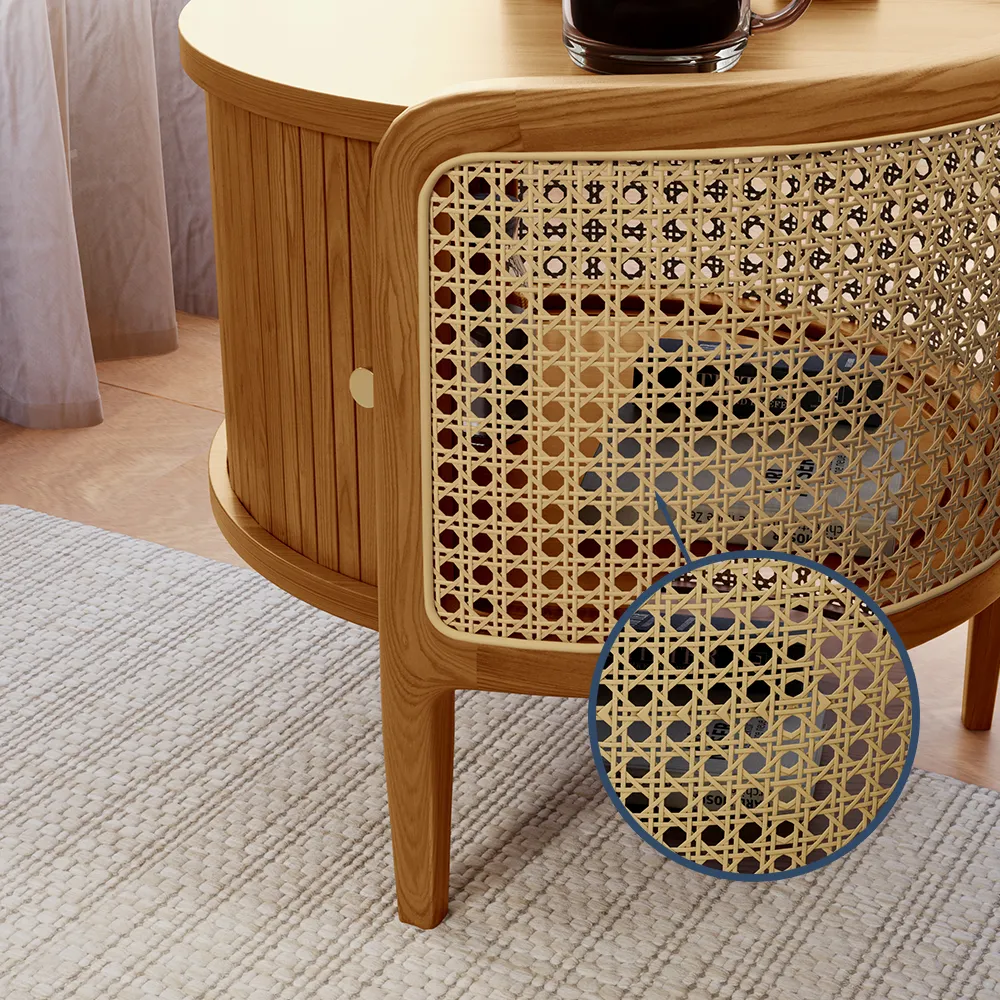 Rattan Side Table with Storage Rattan Side Table with Storage