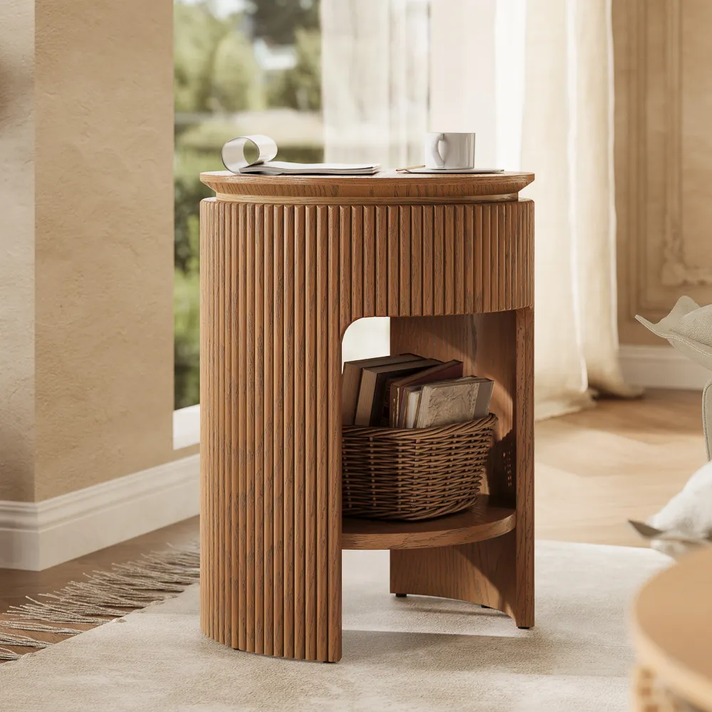 Mid-Century Modern Storage Side Table Mid-Century Modern Storage Side Table