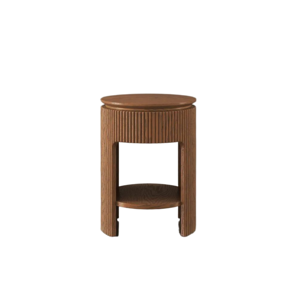 Mid-Century Modern Storage Side Table