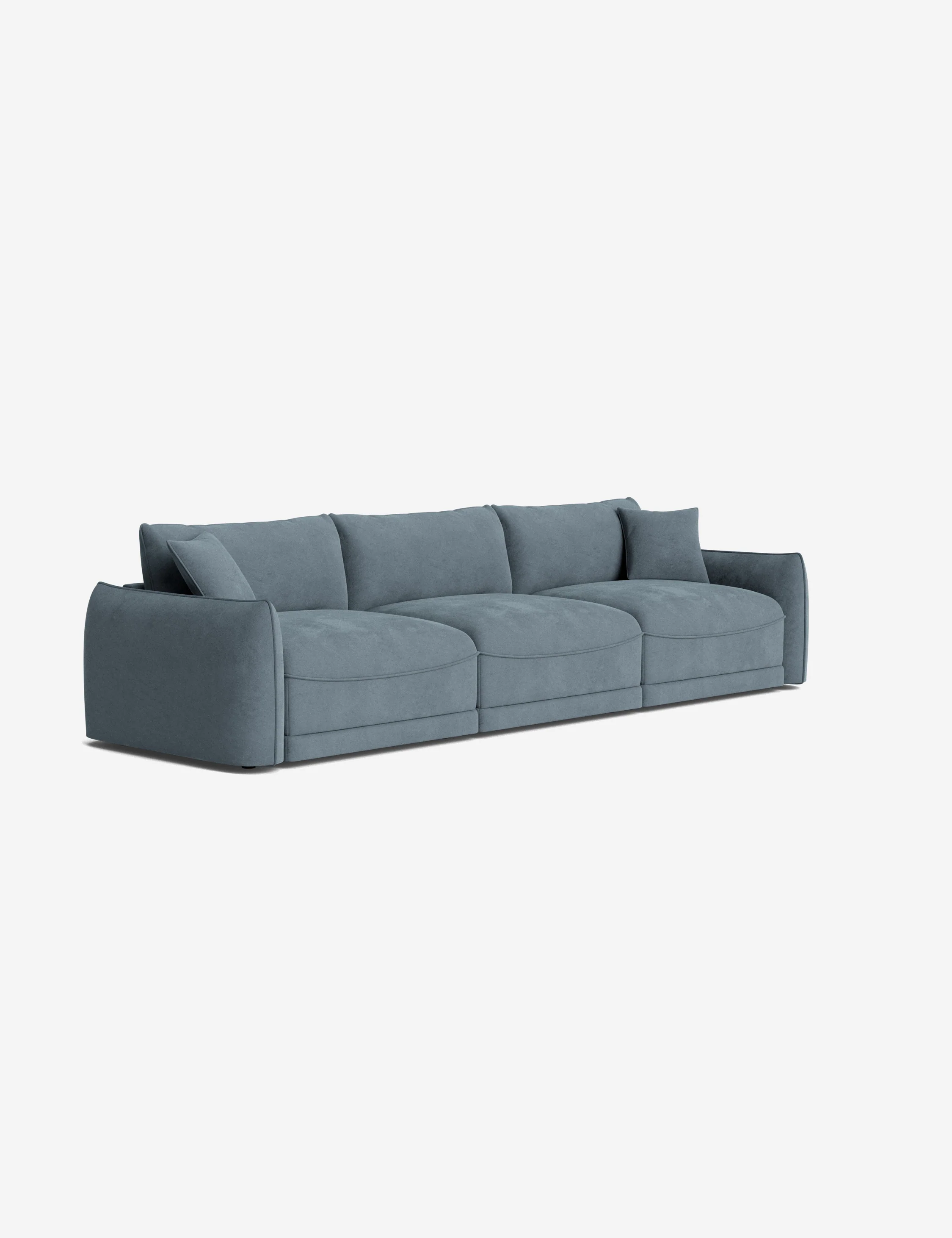3-Piece Velvet Modular Sofa 3-Piece Velvet Modular Sofa