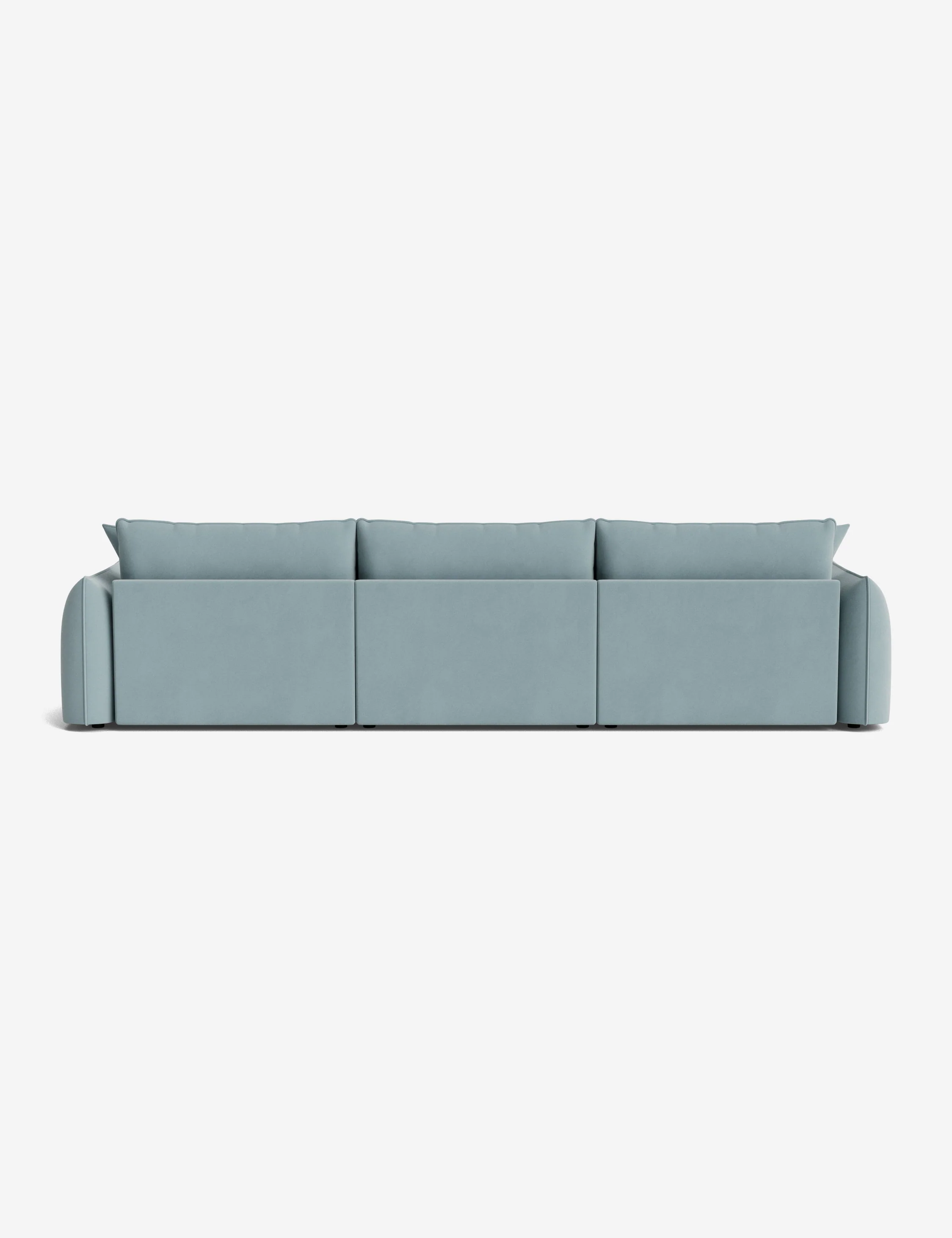 3-Piece Velvet Modular Sofa 3-Piece Velvet Modular Sofa