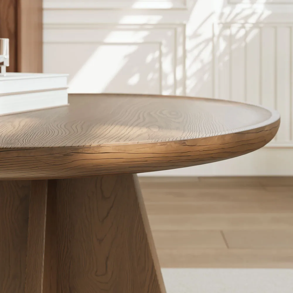 Walnut Round Side Table Walnut Round Side Table