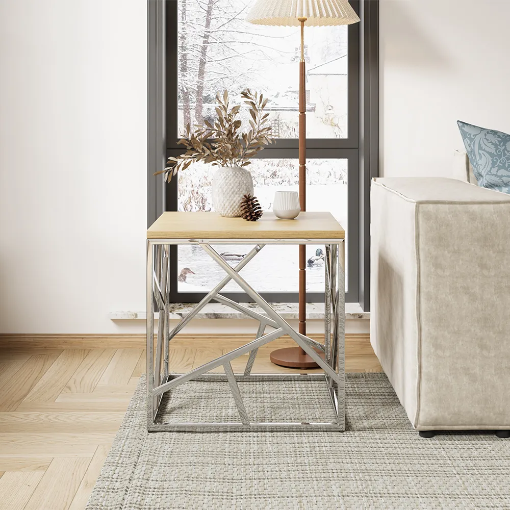 Modern Minimalist Wood Color Side Table Modern Minimalist Wood Color Side Table