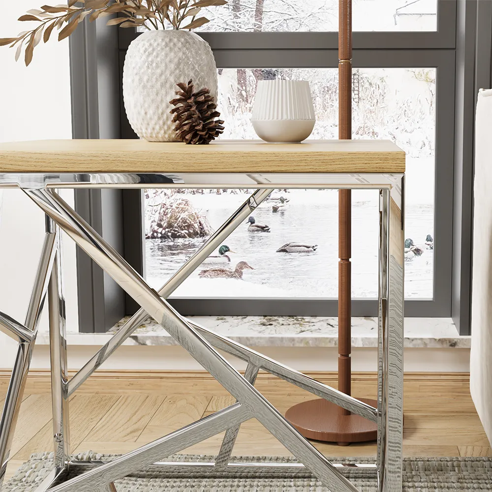 Modern Minimalist Wood Color Side Table Modern Minimalist Wood Color Side Table