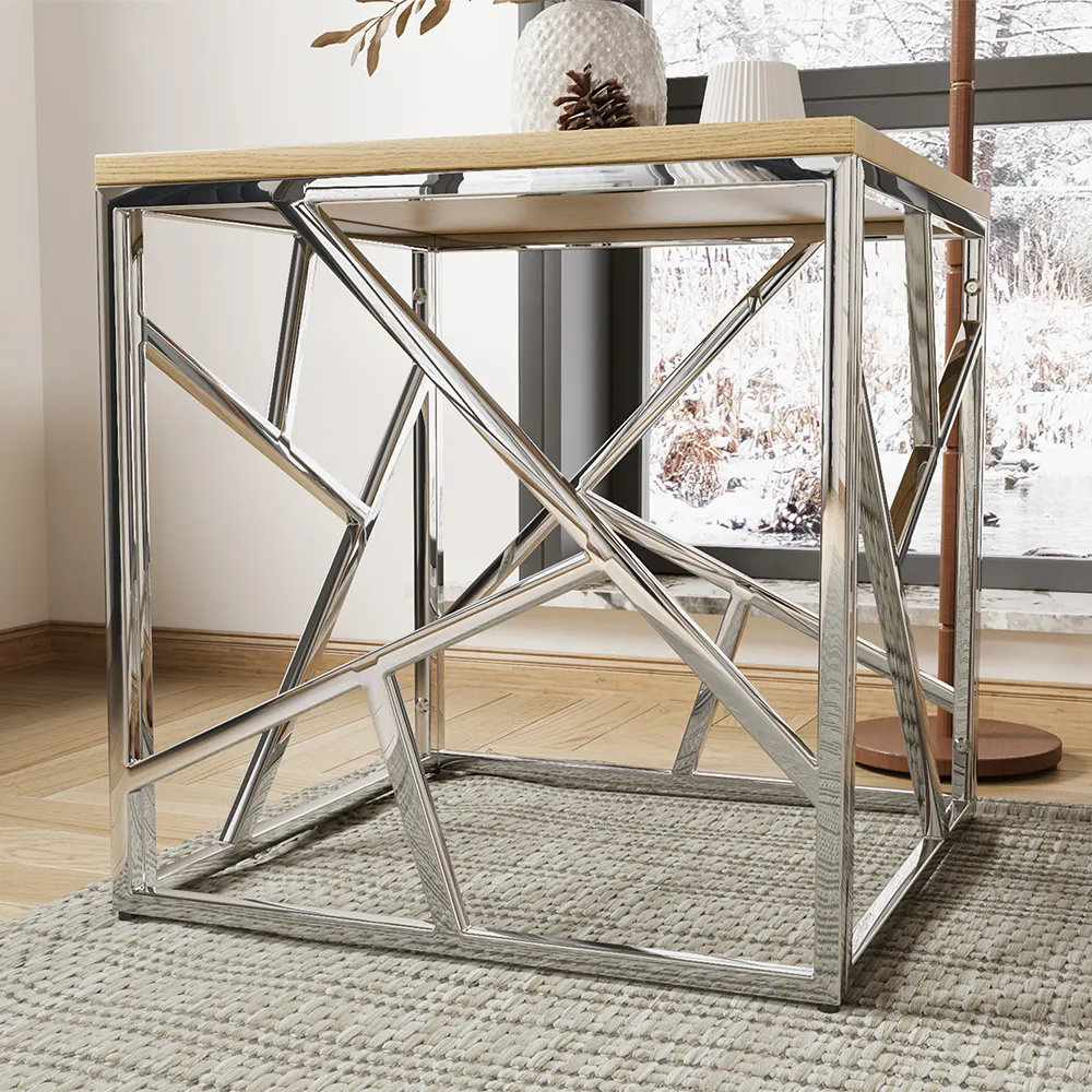 Modern Minimalist Wood Color Side Table Modern Minimalist Wood Color Side Table