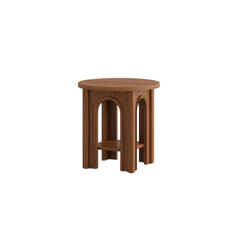 Mid-Century Walnut Side Table