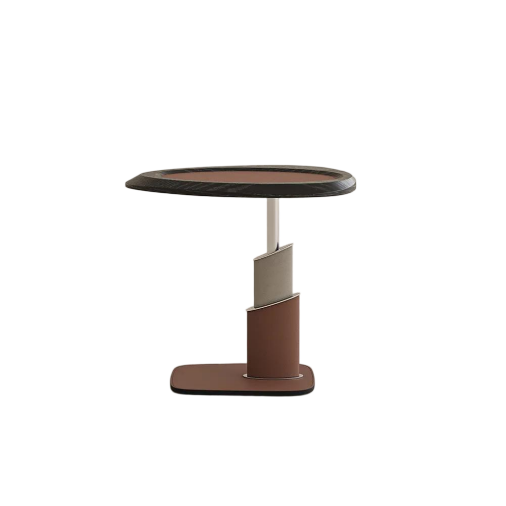 C-Shaped Mid-Century Side Table C-Shaped Mid-Century Side Table