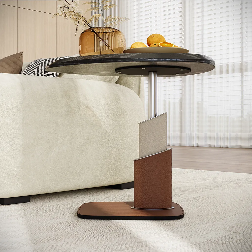 C-Shaped Mid-Century Side Table C-Shaped Mid-Century Side Table