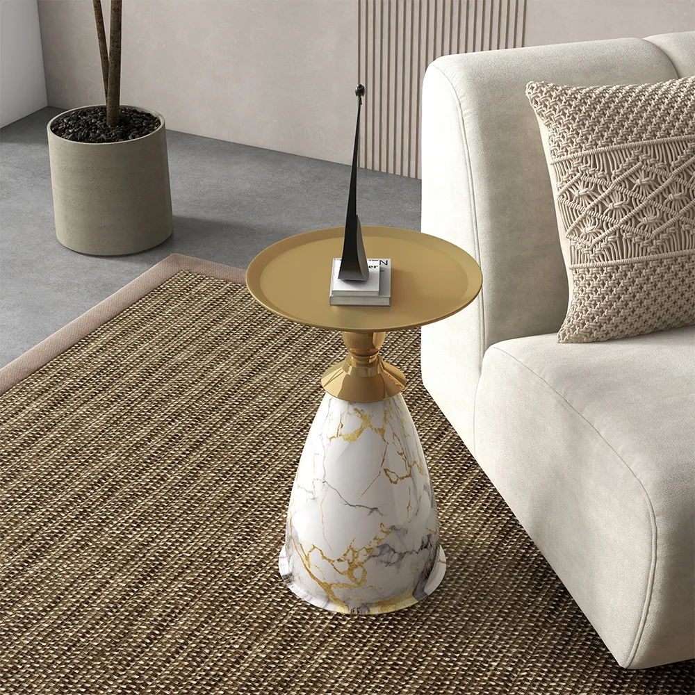 Modern Light Luxury Irregular Side Table