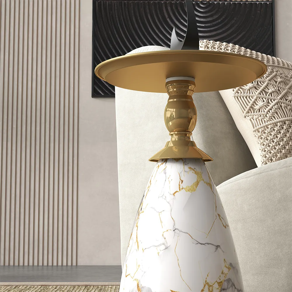 Modern Light Luxury Irregular Side Table