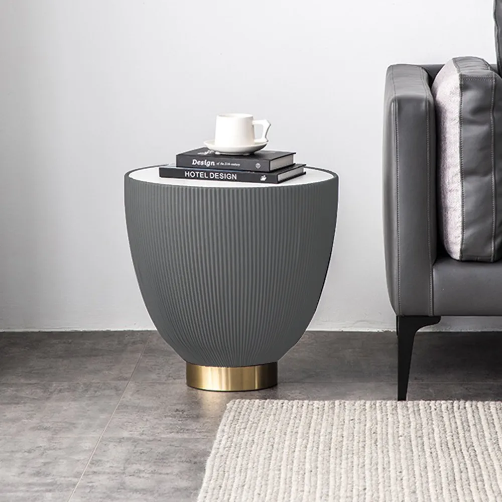 Modern Drum Side Table