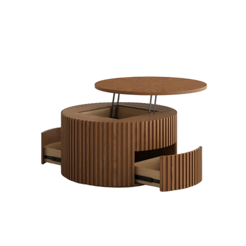 Lifting Top Round Coffee Table